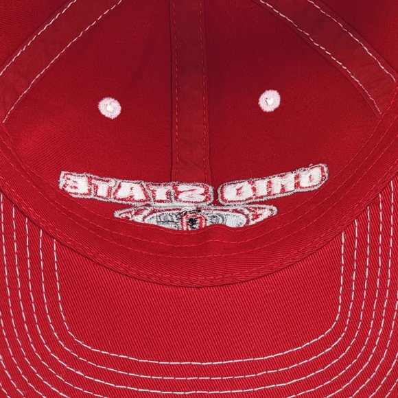 Ohio State Buckeyes Football Hat Baseball Cap Adjustable Red - Top of the World - Picture 5 of 6